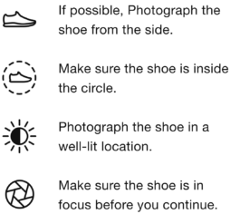 An image of icon tool tips in visual search 